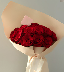 Sophisticated Red Rose Bouquet