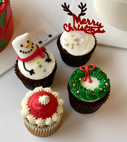 North Pole Delight Cupcakes