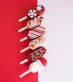 Holiday Joyful Cakesicles