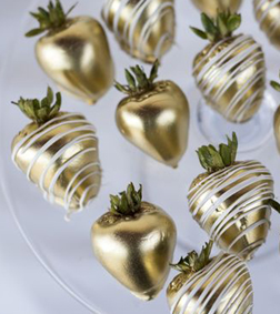 Precious Gold Dipped Strawberries