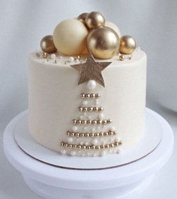 Radiant Golden Bliss Cake