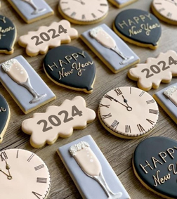 New Year Champagne Cookies