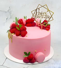 Strawberry Sensation Cake