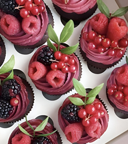 Berry Symphony Cupcakes
