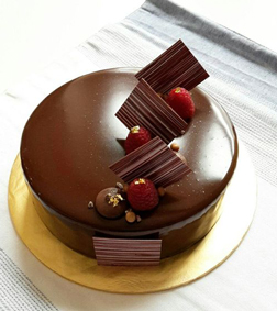 Glazed Chocolate Cake