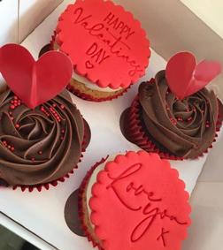 Heart Fluttering Cupcakes