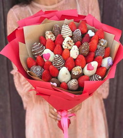 Stunning Red Dipped Berry Bouquet