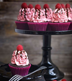 Raspberry Symphony Cupcakes
