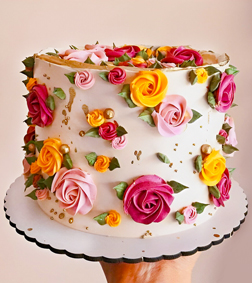 Vintage Flower Cake