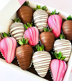 Sweetheart's Secret Dipped Strawberries