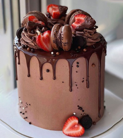 Chocolatey Strawberry Cake