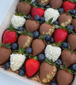 Sumptuous Dipped Strawberries