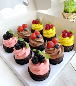 Delicious Berry Cupcakes