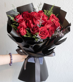 Crimson Rose Bouquet