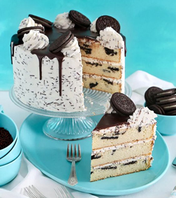 Oreo Burst Cake