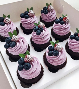 Blueberry Delight Cupcakes