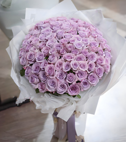 Royal Plum Rose Bouquet