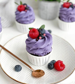 Purple Swirl Bliss Cupcakes