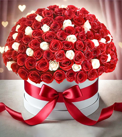 Hello Beautiful Rose Hatbox