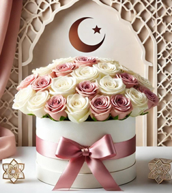 Beauty of Eid Rose Hatbox