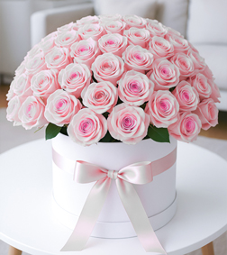 Sweet Pink Rose Embrace