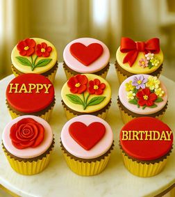 Blooming Wishes Cupcakes