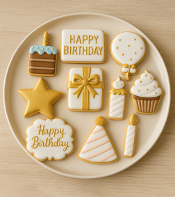 Golden Wishes Cookies