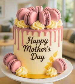 Macaron Blissful Drizzle Cake
