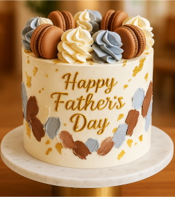 Father's Day Crown Cake