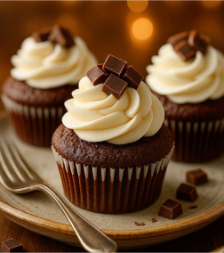Creamy Chocolate Cupcakes