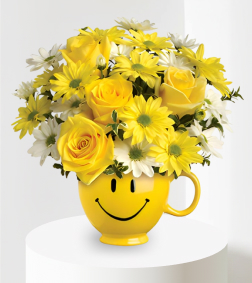 Be Happy Bouquet with Roses