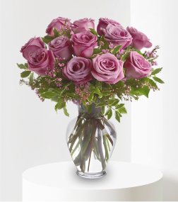 A Dozen Lavender Roses A Dozen Lavender Roses
