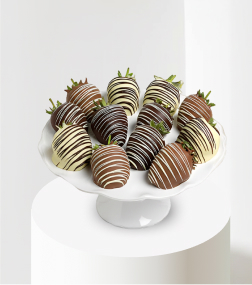 Ultimate Triple Chocolate Covered Strawberries - Dozen Ultimate Triple Chocolate Covered Strawberries - Dozen