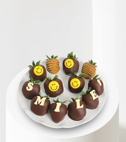 Chocolate Dipped Smile Berry Gram Chocolate Dipped Smile Berry Gram