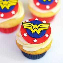 Wonder Woman Classic Cupcakes