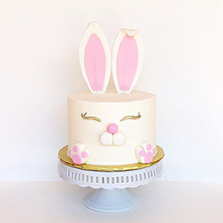 Paws Up Bunny Cake