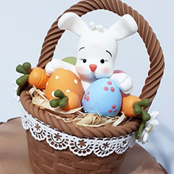 Bunny in a Basket Cake