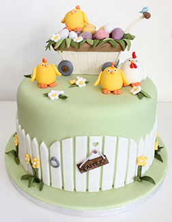 Meadow Party Easter Cake