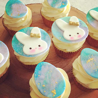 Space Bunny Cupcakes