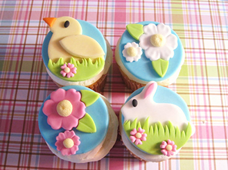 Symbolic Spring Cupcakes