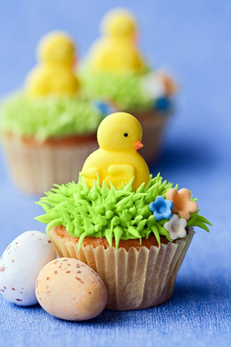 Easter Chicks Cupcakes