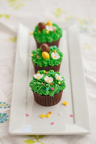 Easter Gardens Cupcakes
