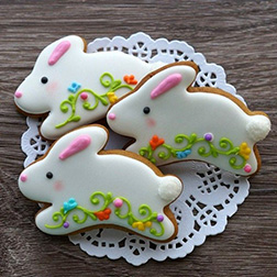 Sprinting Bunny Cookies