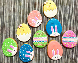 Vibrant Easter Cookies