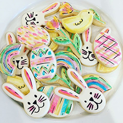 Colors of Easter Cookies