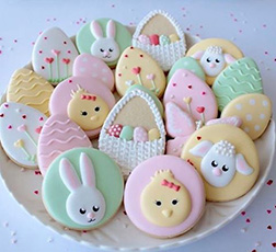 Pastel Easter Party Cookies