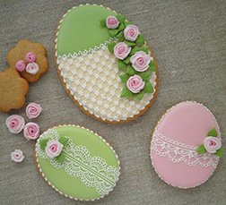 Vintage Lace Easter Cookies