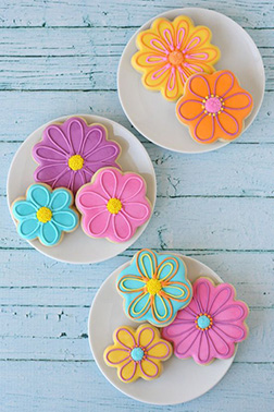 Floral Dazzle Cookies