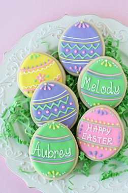 Decorated Eggs Cookies