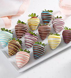 Easter Swizzles Dipped Strawberries